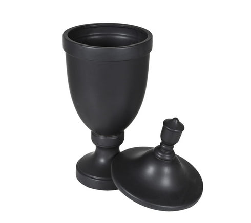 Matte Black Demur Jar